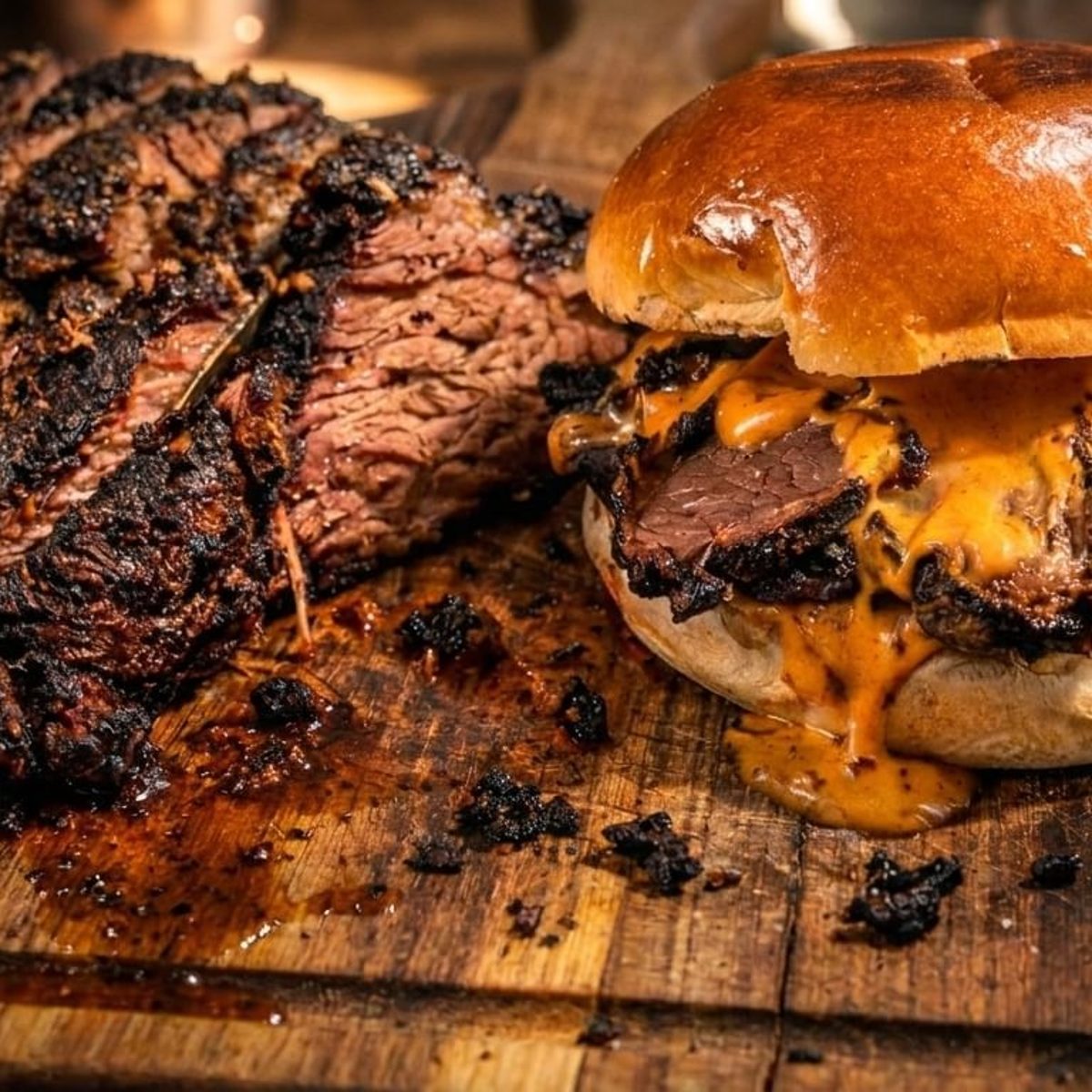 Chicken, Burgers, and Brisket