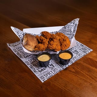3 Tenders, 2 Sauces, 1 Rustic Butter Biscuit