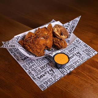 3 Pieces (Bone-In), 1 Sauce, 1 Rustic Butter Biscuit